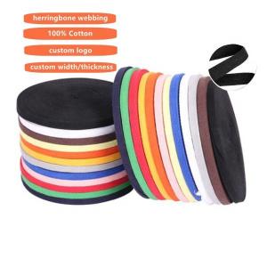 Sustainable Recycled Woven Polypropylene Webbing Cotton Twill Tape Ribbon