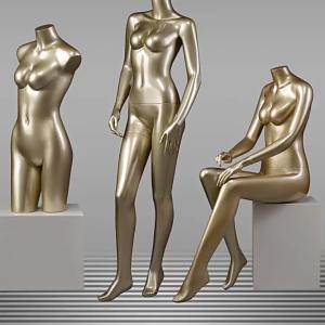Fashion Custom Vitrine Mannequin Body Stand Realistic Female