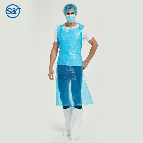 Quality PE Disposable Protective Apron Biodegradable Single Use Plastic Aprons wholesale