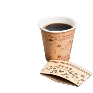 China 16oz single Wall Paper cup sleeve & lids on sale