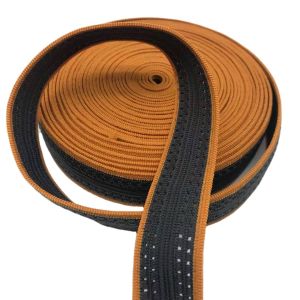 Factory high quality picot edge nylon spandex soft bra strap bias tape binding