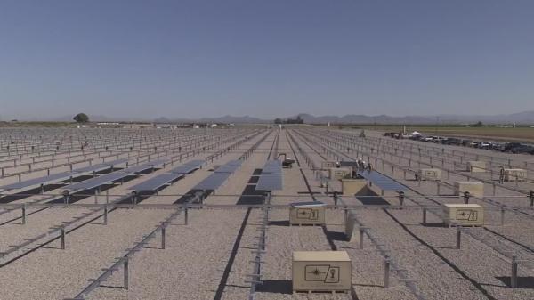 0.8m Array Hot Product On Grid Dual Axis Solar Tracker For Sale Dual Tracking