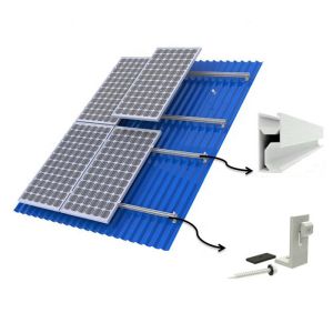 140mph Adjustable Aluminium Solar Mounting System Carport Solar Panel Pv