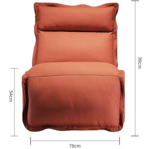 New Single Seat Armrestless Fabric Sofa Modern Minimalist Technology Cloth