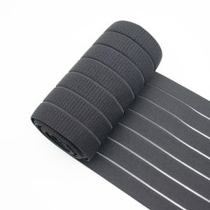 Soft medical reusable polyester fish line wide elastic band for sports and