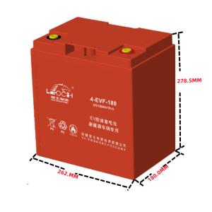 LEOCLead acid battery 4-evf-1808v180ah for Sightseeing Vehicle and Sanitation
