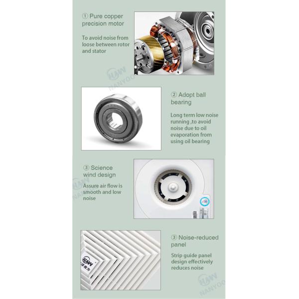 141CFM 10 Inch Fresh Air Extractor Fan