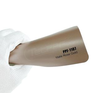 Cheap Matte Rose Gold Colour 8mil Thickness Colour Change Paint Protection Film 1.52x16m / 60inchx53ft for sale