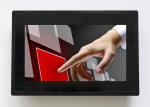 Front IP65 Waterproof Sunlight Readable Display 7" LCD Monitor RS232 USB Touch