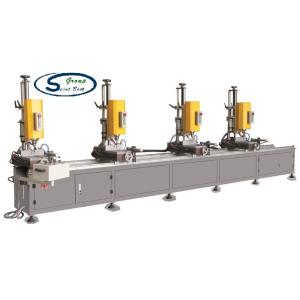 Four Head Aluminum Window Hole Drilling Machine / Multi Mitre Combination