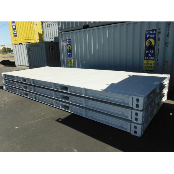 Well Painted Shipping Container Platform 20ft Flat Transportation 192000 Kgs