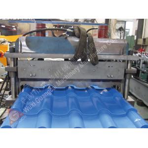 Corrugated Iron Roofing Sheet Making Machine With PLC Control Cabinet