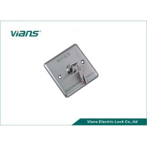 Durable Aluminum Alloy Door Exit Button / push button exit switch With Emergency