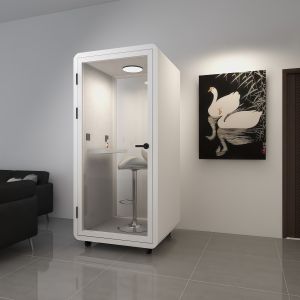 Cheap 1 Person Pod with STC35dB Sound Insulation Natural Light 3000-6000K and 110-240V Power System for sale