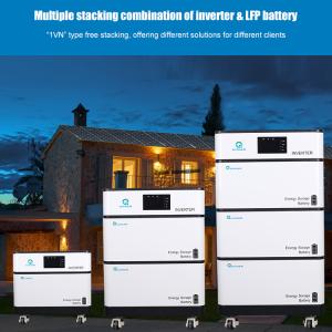 Stackable LiFePO4 Off Grid Lithium Ion Battery , OEM Lithium Battery With