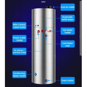 300 liter Indirect heating all in one heat pump with pressure-free tank