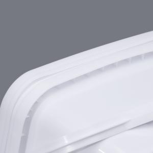 Thickened Lid Plastic Rectangle Bucket With Lid For Outdoor Fishing Camping 4