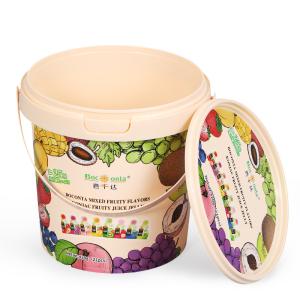 300ml-5L Cold-chain Round Customized Logo IML Container for Chocolate Spread and