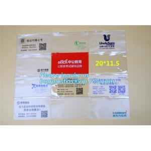 oxo biodegradable clear pvc slider zip bags, stationery handle bags with slider