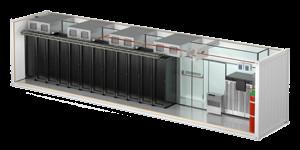 Cheap Integrated Container Data Center With In Row Precision Air Conditioner for sale