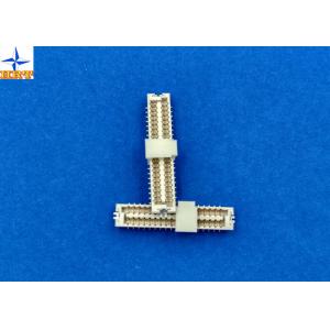 Light Yellow LCP 1.25mm Pitch Connector , Wire To Board Terminal Connector One