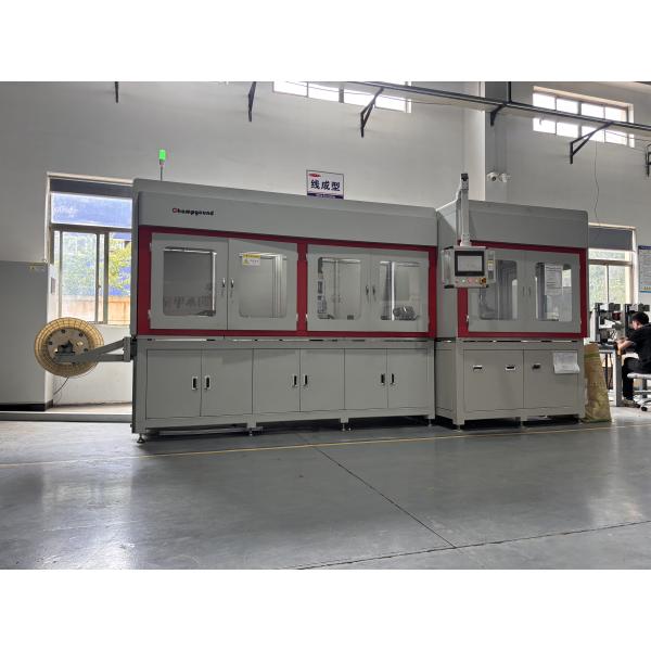Quality Flat Wire Stator Winding Machine with Dual Wire Feeding Module and Adaptive Paint Removal Mechanism wholesale