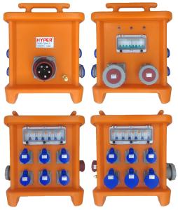 Cheap MK2 Multi Ways Powerhouse Portable Distribution Boxes With Disconnect And Overcurrent Protection Provided By MCB RCBO for sale