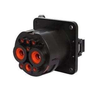 Cheap China Manufacture GBT Connector Vehicles Inlets GB/T DC Charging Socket 80A 125A 200A 250A for sale