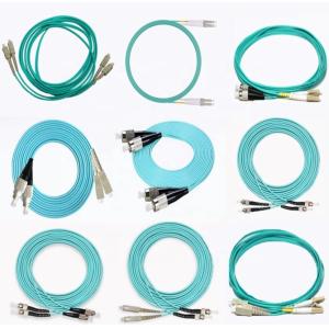 FTTH Normal Fiber Optic Patch Cable Multimode Duplex Om3 Om4 LC Sc FC St Fiber