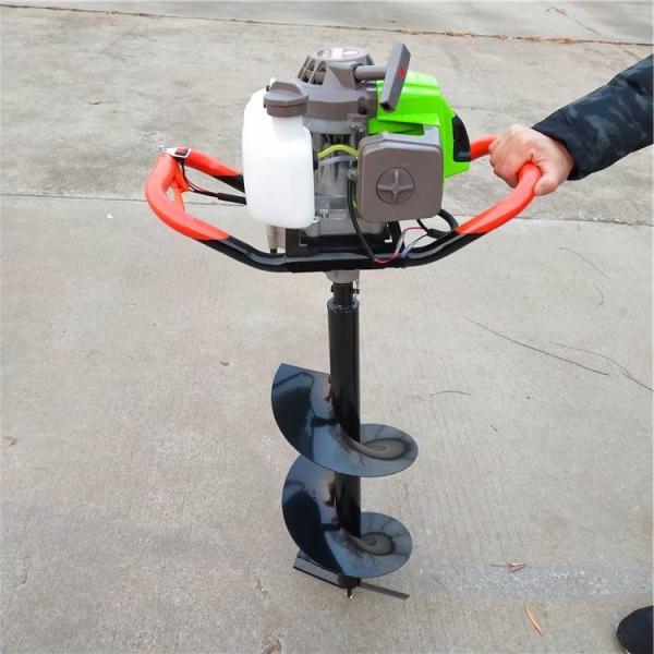51.7cc 1.45KW Tree Planting Petrol Gasoline Earth Auger For Planting Digging