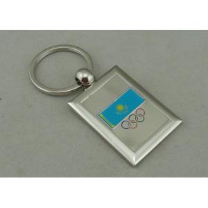 Imitation Hard Enamel Olympic Promotional Key Chain With Nickel Plating , Zinc