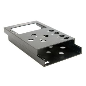 ISO9001 Extruded CNC Aluminum Enclosure Profile Anodizing Grey Blast Sand