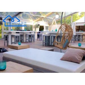 Custom Marquee Promotion Event Clear Roof Party Tent Sidewall Height 8m Large
