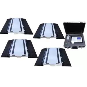 Portable Axle Load Scales Powered By DC 12V Lithium Battery With Touch Screen