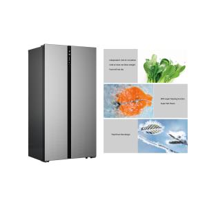 Home Appliance Side By Side Refrigerator Freezer Free Standing Installation,496L