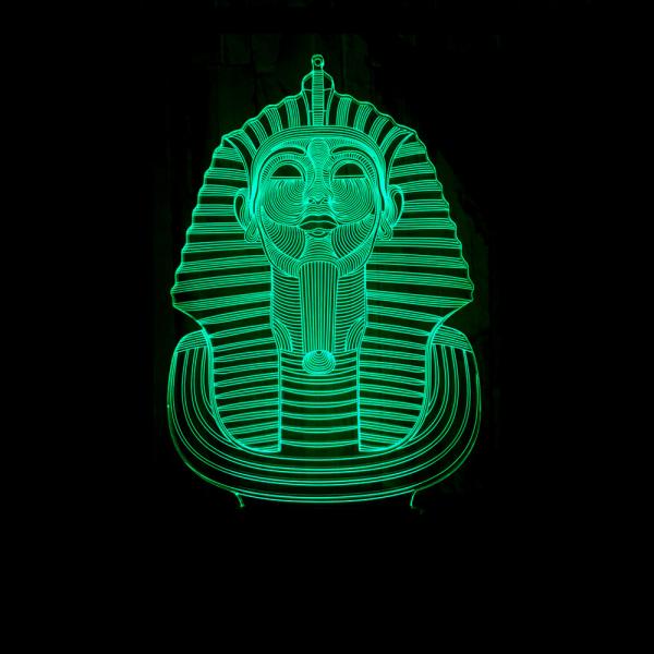 Custom OEM picture logo Sphinx Tourist attraction building 3D night Lights Colorful LED Vision Gift USB Lights