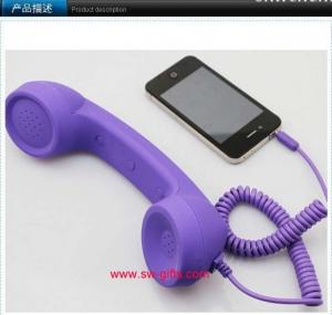 China Phone Handset,Anti Radiation.No volume for iphone 4s/laptop/ipad Retro Telephone Receiver on sale