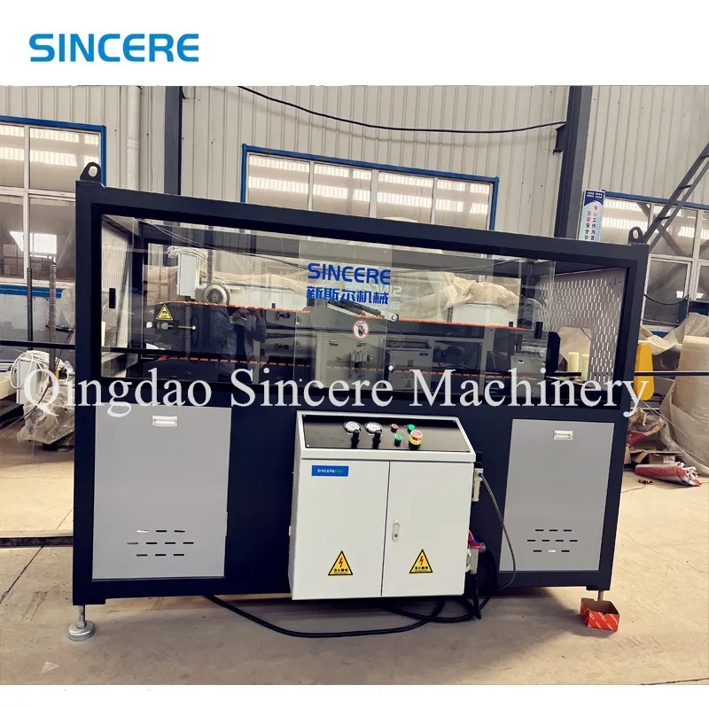 Large Diamater Sewage Winding Pipe Steel Reinforced Spiral Pipe Making Machine Extrusion Equipemnt