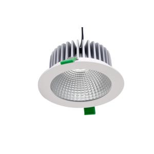 IP20 100 - 240VAC 1010 Lumen 15W Bridgelux COB LED Down Light With 50° Energy