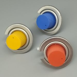 China 1 Inch Butane Gas Stove Valve With Cap For Portable Camping Stoves on sale