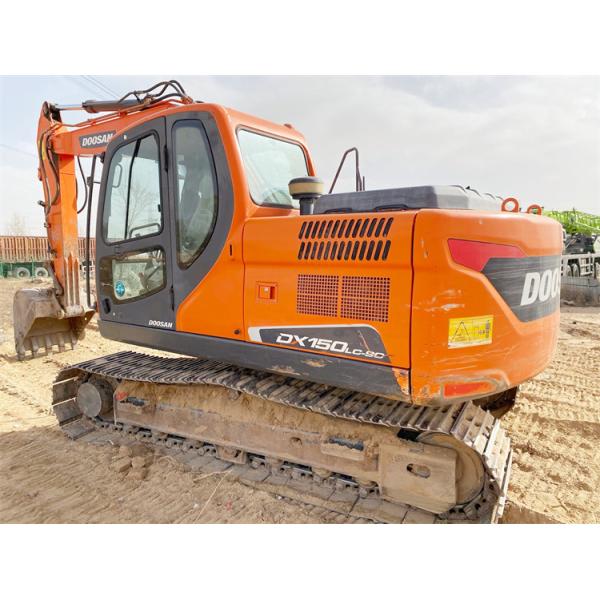 Made in Korea original used doosan dx150 excavator 15 ton in Shanghai