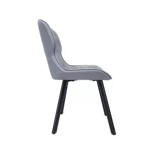 PU Leather Upholstered Dining Chair Waterproofing Environmentally Friendly