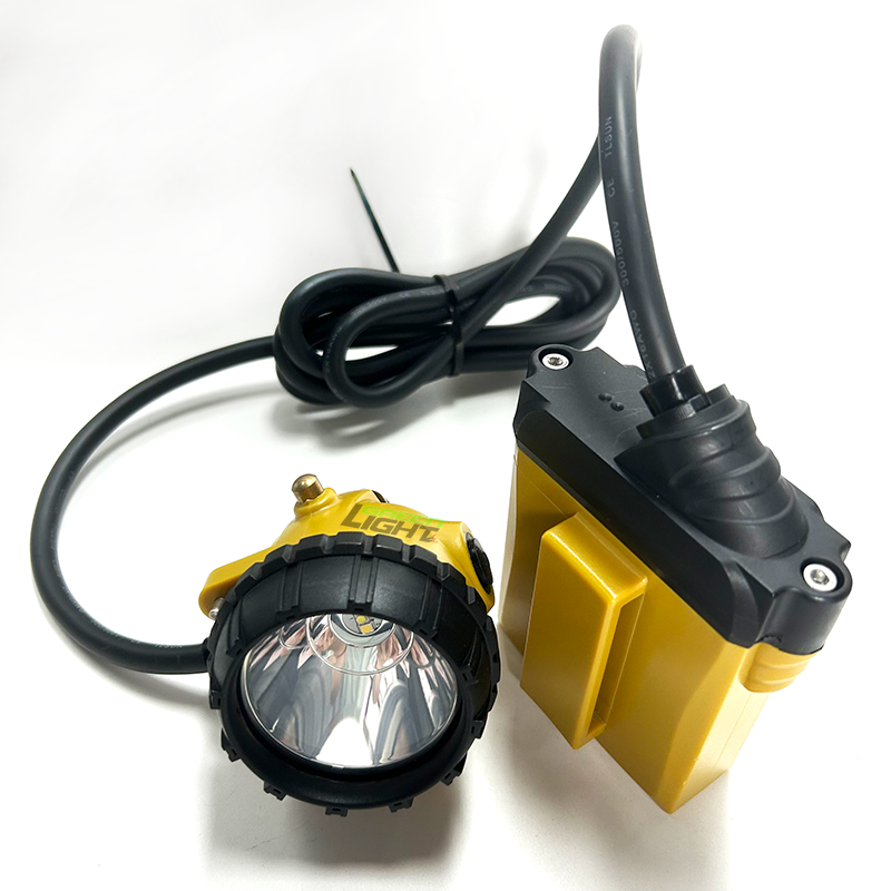 Led Mining Headlights Corded Mining Cap Lamp Miners Lights 100000hrs for Underground Led Industrial Headlamps