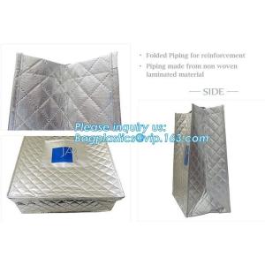 Large folding keeping cool cooler bag lunch bag for food fruit seafood steak