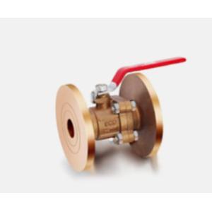 C84400 DN50 Two Piece Bronze Water Stop Valve with Inline Lever NPT Female