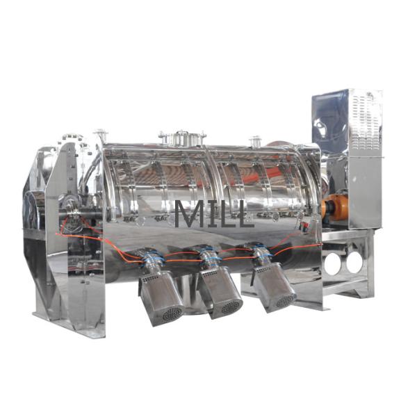 Quality Horizontal Plough Blender , Chemical Powder Plough Shear Mixer Easy Operation wholesale