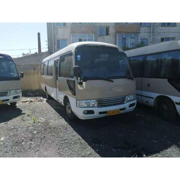 Quality 2009 Year 18 Seats Used Coaster Bus , Toyota Coaster Bus  LHD Used Mini Bus With Diesel Engine , Left Steering wholesale