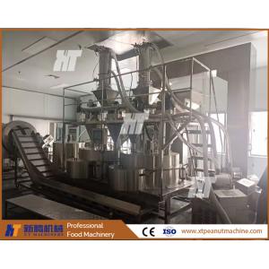 Automatic Gas Heated 300 Kg PLC Controlled Flavored Peanut Burger Making Machine