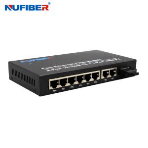Cheap 10/100M 8 Port RJ45+1 Fiber Port Dual fiber SM 1310nm 20km optical Fiber Ethernet Switch for sale