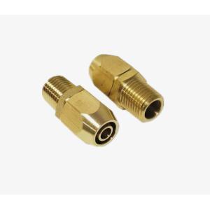 Cheap Premium Solid Brass Pneumatics 1/4&quot; Barb Fitting For 1/4-Inch ID Polyurethane Air Hose for sale